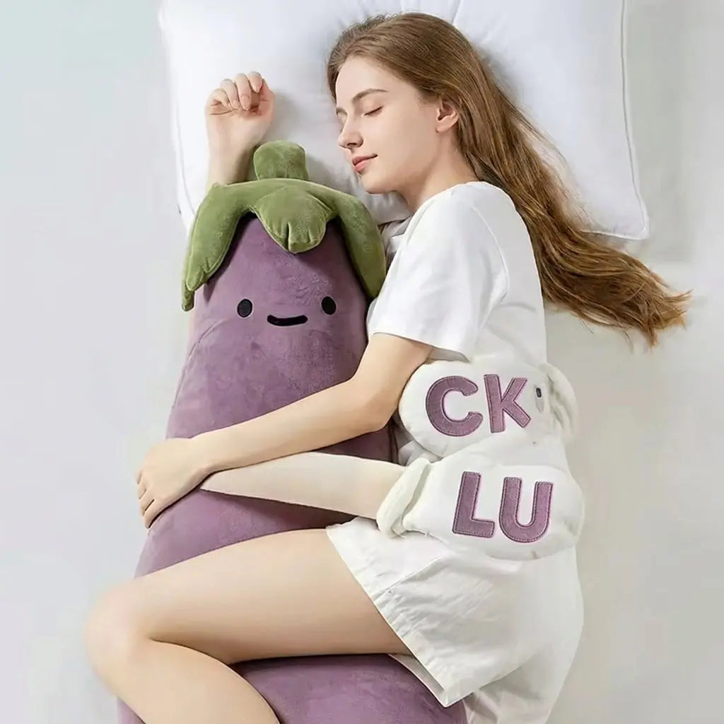 Slumblr® Eggplant Plush Pillow