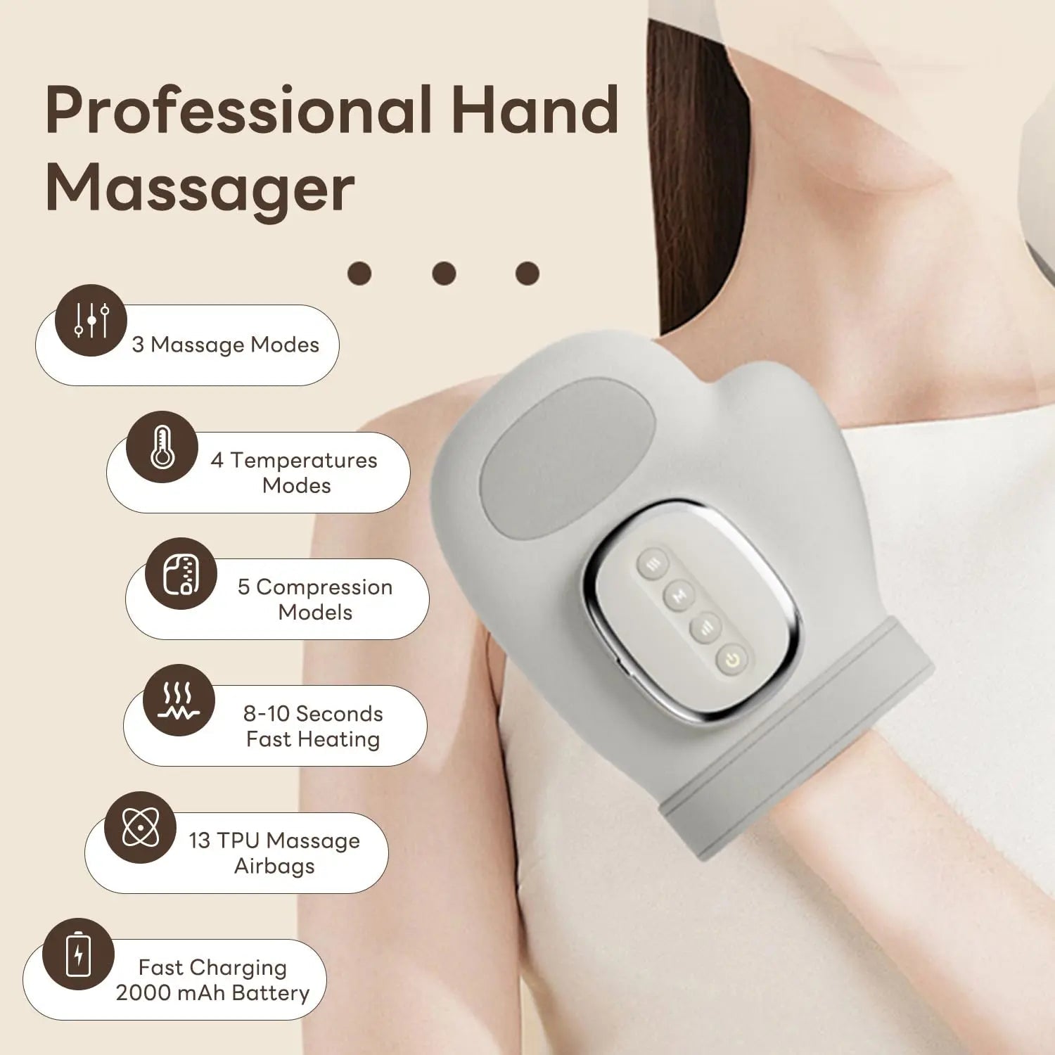 Slumblr® Cordless Hand Massager
