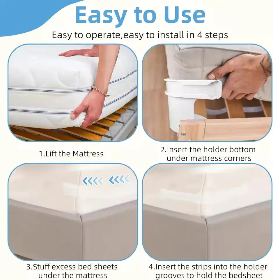 Slumblr® Sheet Gripper Straps (4 Pcs)