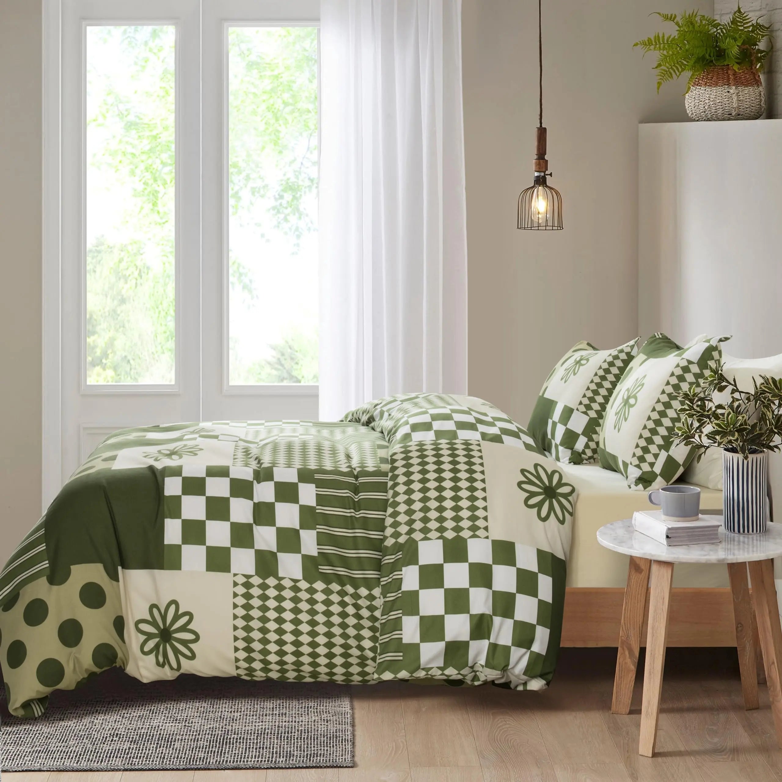 Slumblr® Floral Geometric Duvet Set