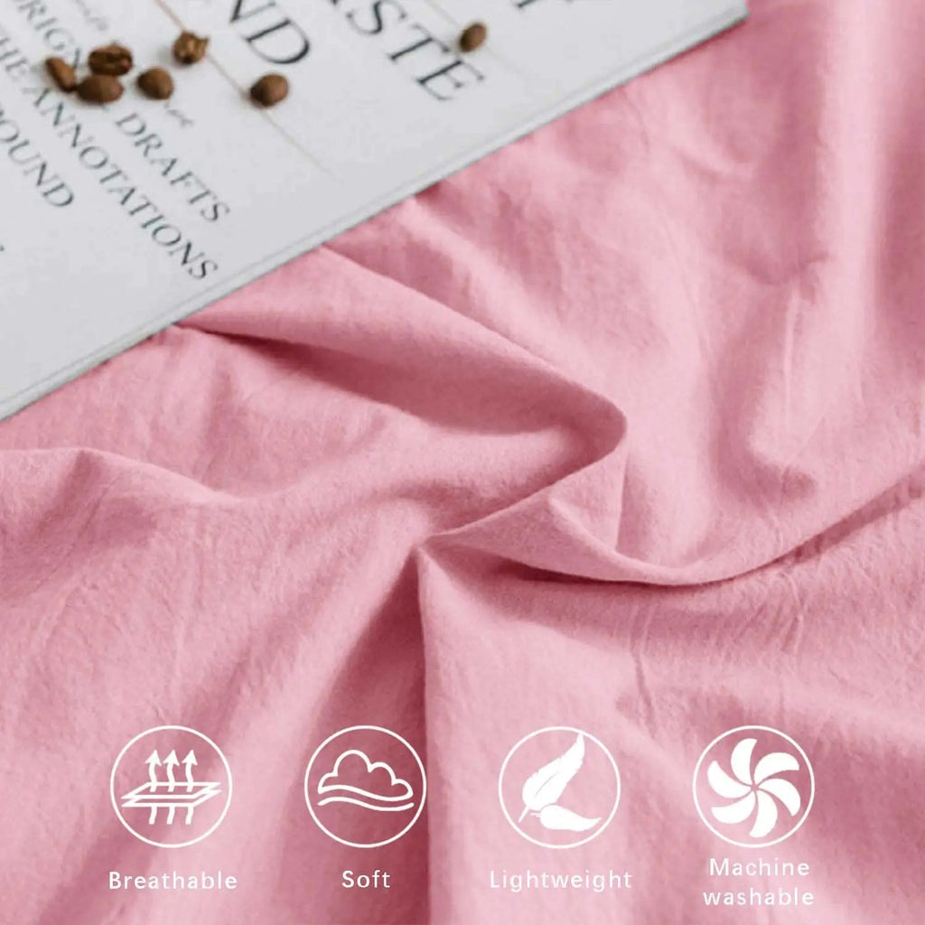Slumblr® Pink Cotton Bedding Set