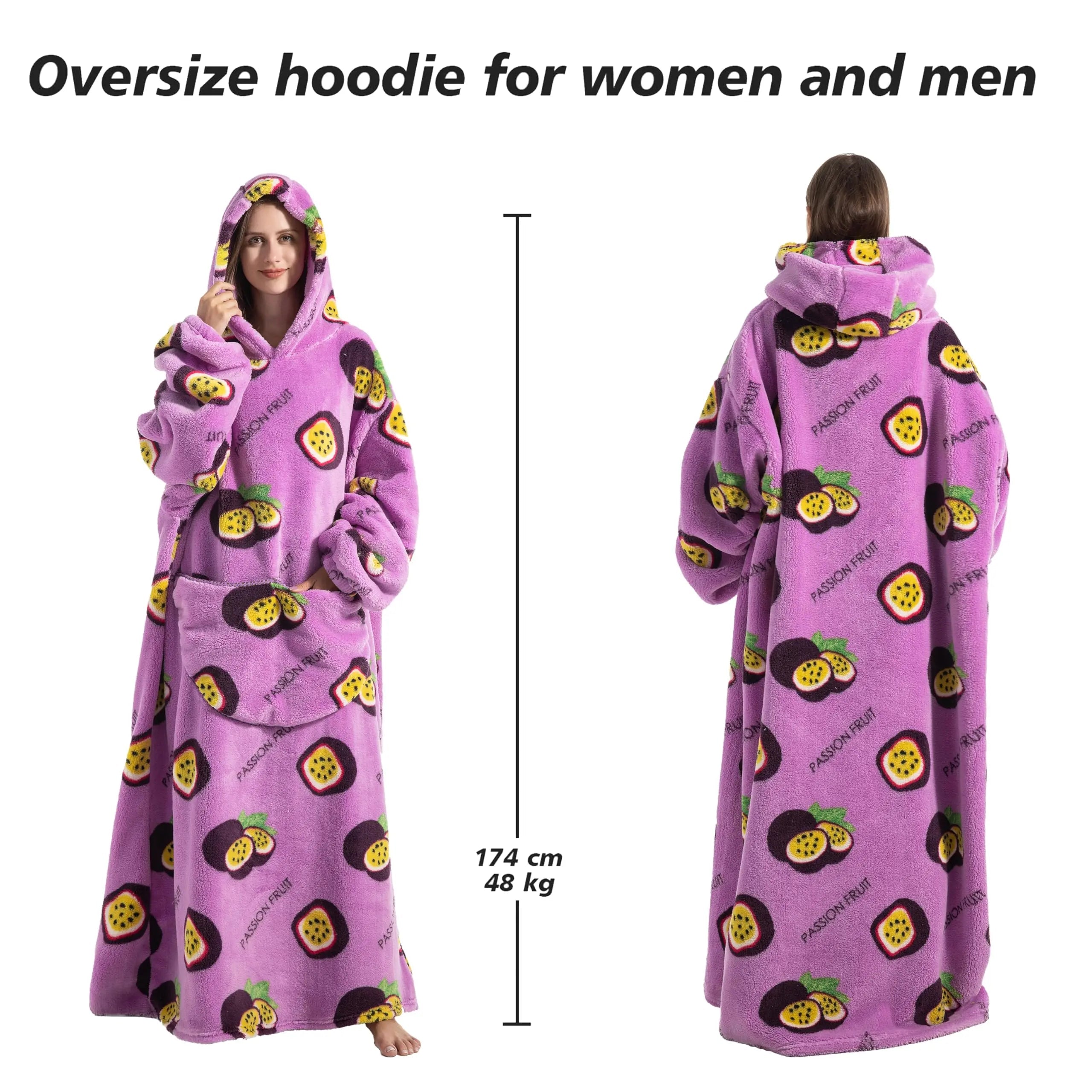 Slumblr® Long Hoodie Blanket