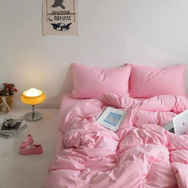 Slumblr® Pink Cotton Bedding Set