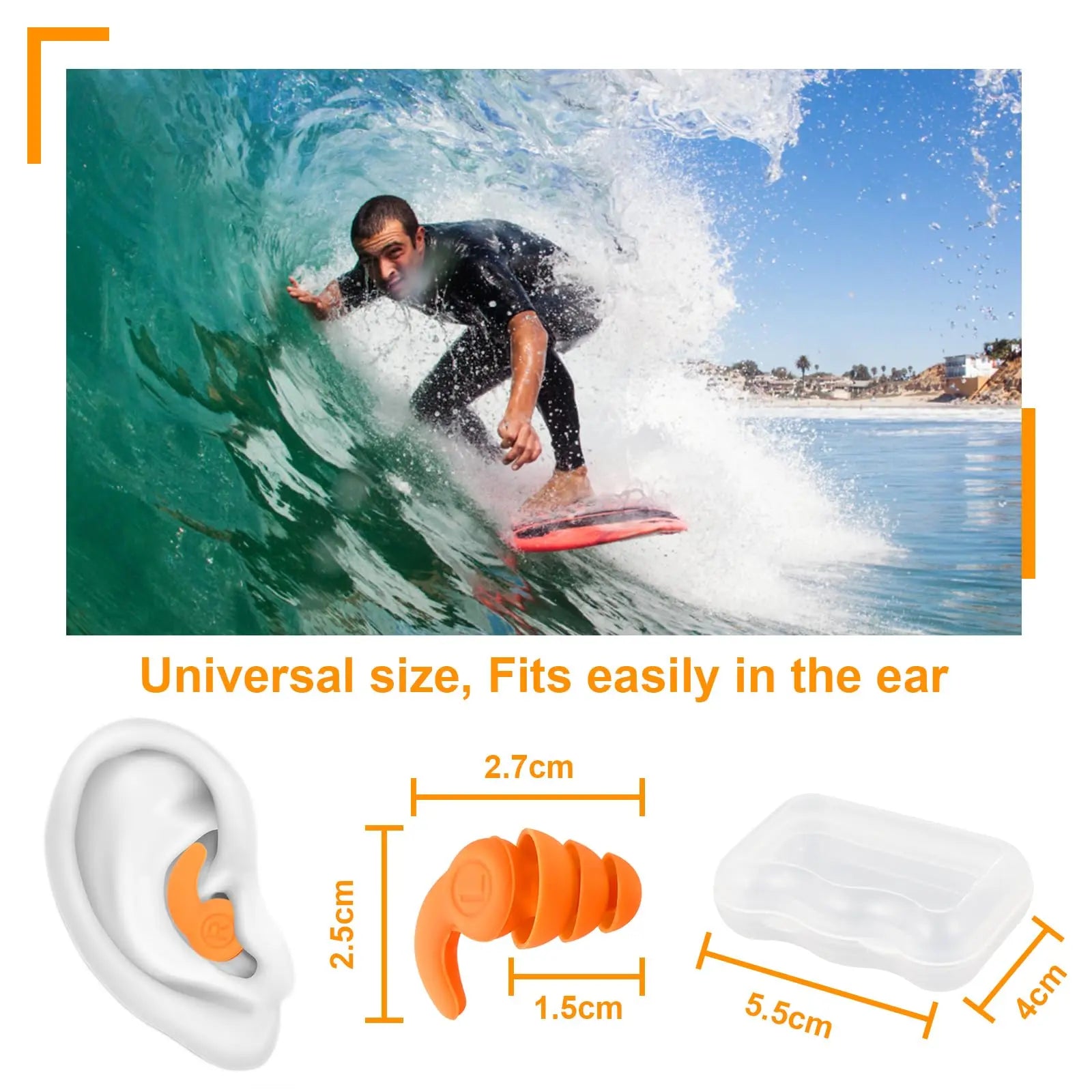 Slumblr® Silicone Sleep Ear Plugs (2 Pcs)