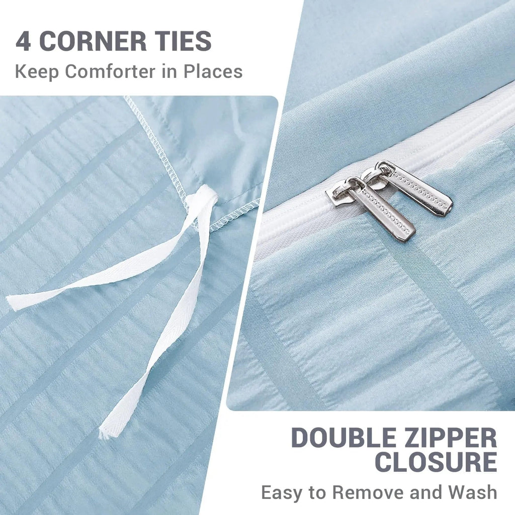 Slumblr® Microfiber Cooling Duvet Cover Set