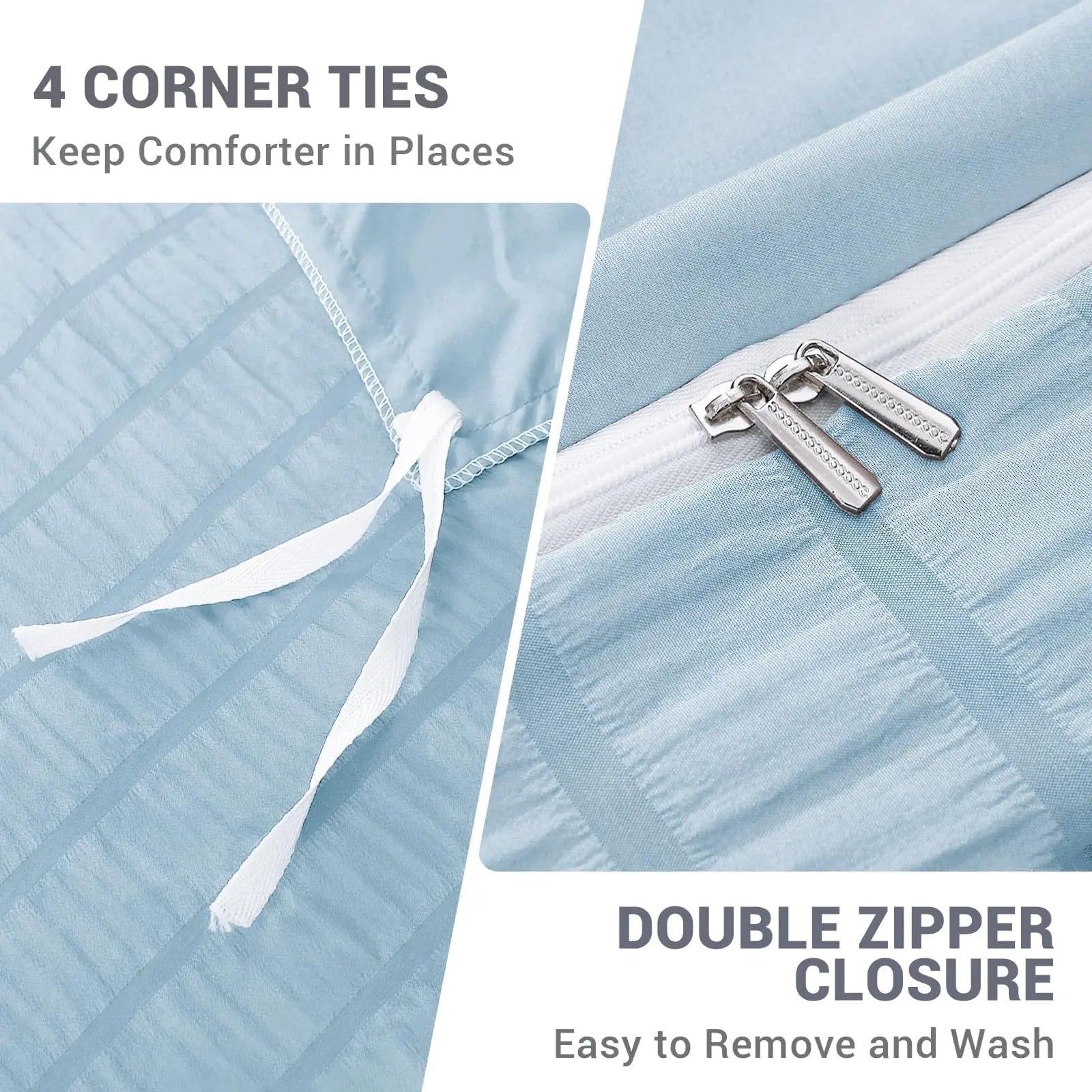 Slumblr® Microfiber Cooling Duvet Cover Set