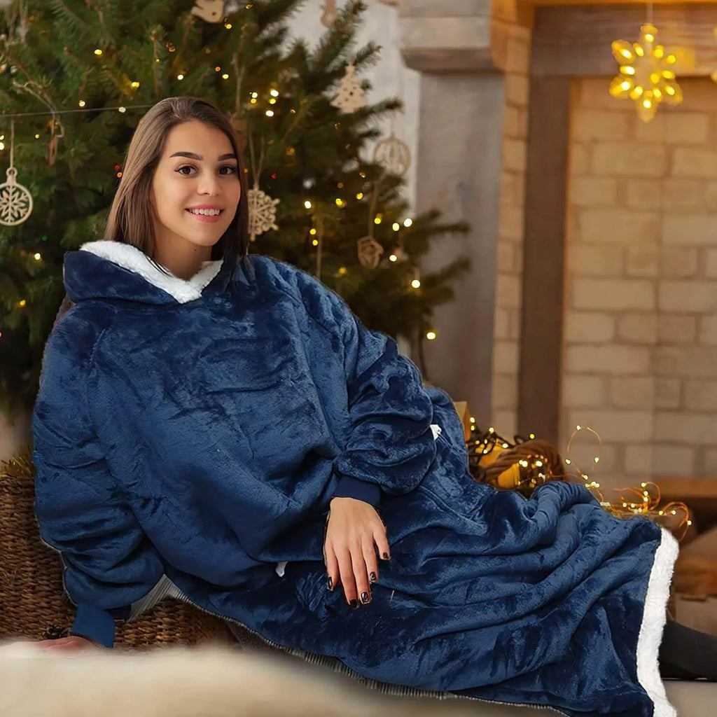 Slumblr® Cozy Giant Hoodie Blanket