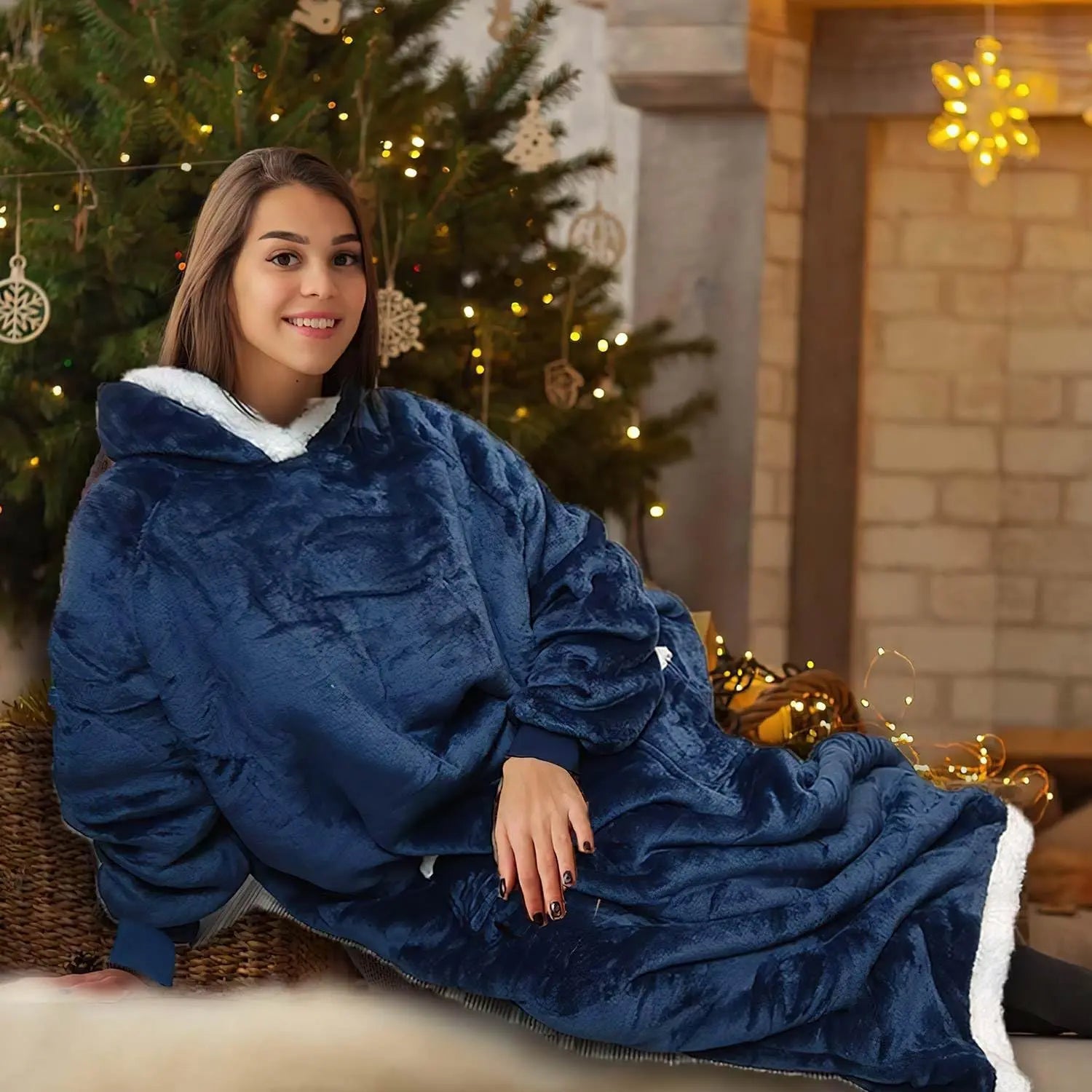 Slumblr® Cozy Giant Hoodie Blanket