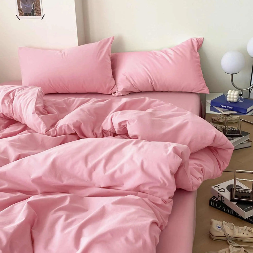 Slumblr® Pink Cotton Bedding Set