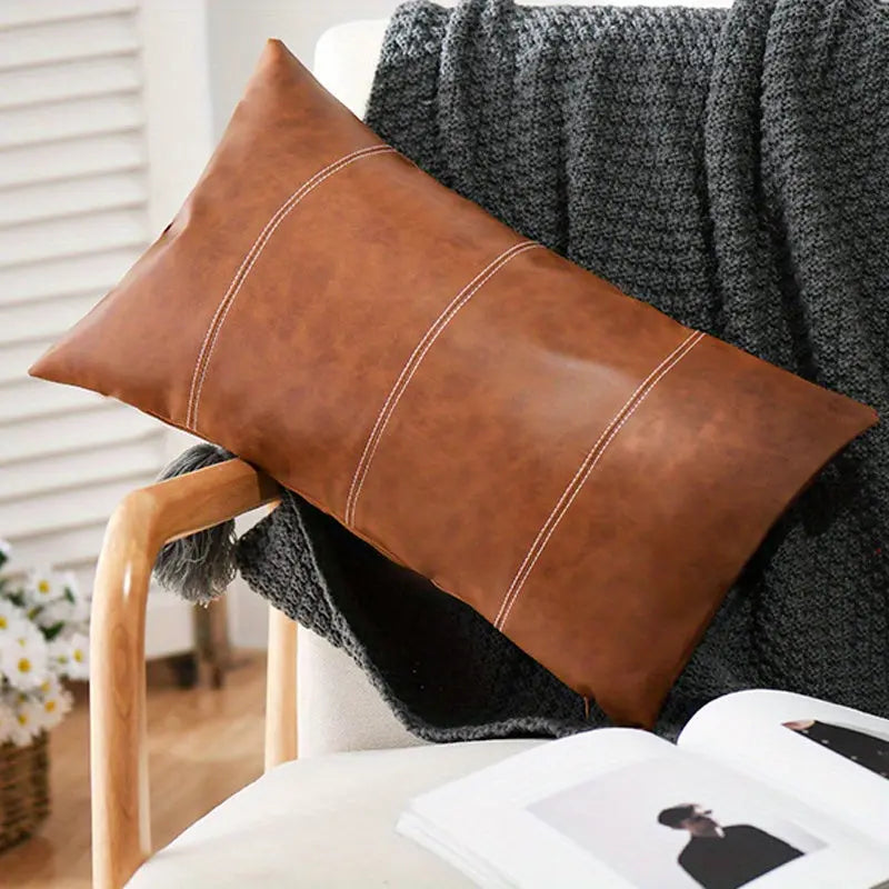 Slumblr® Faux Leather Pillow Cover