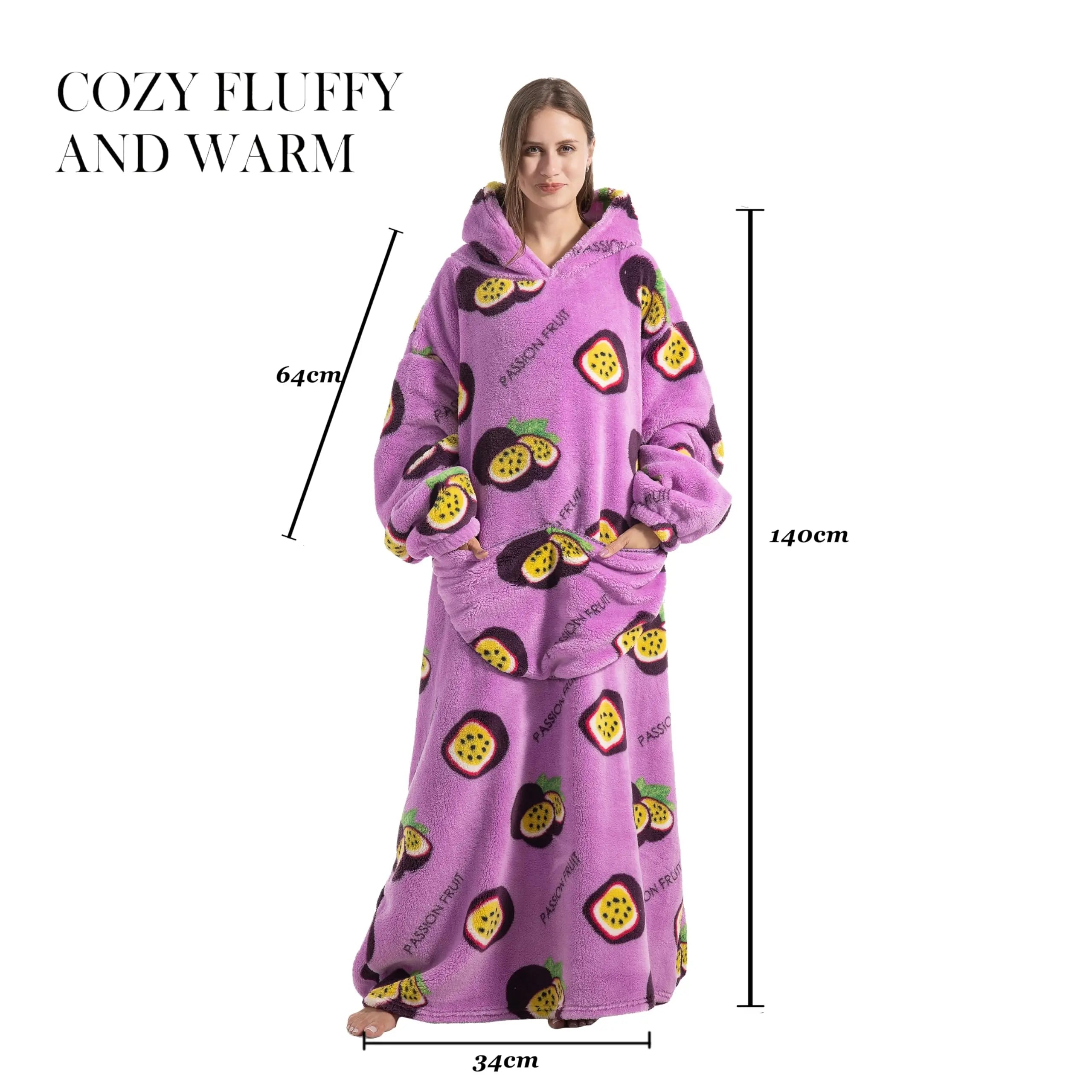 Slumblr® Long Hoodie Blanket