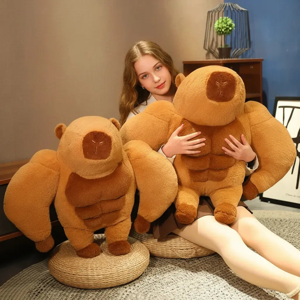 Slumblr® Muscle Capybara Plush