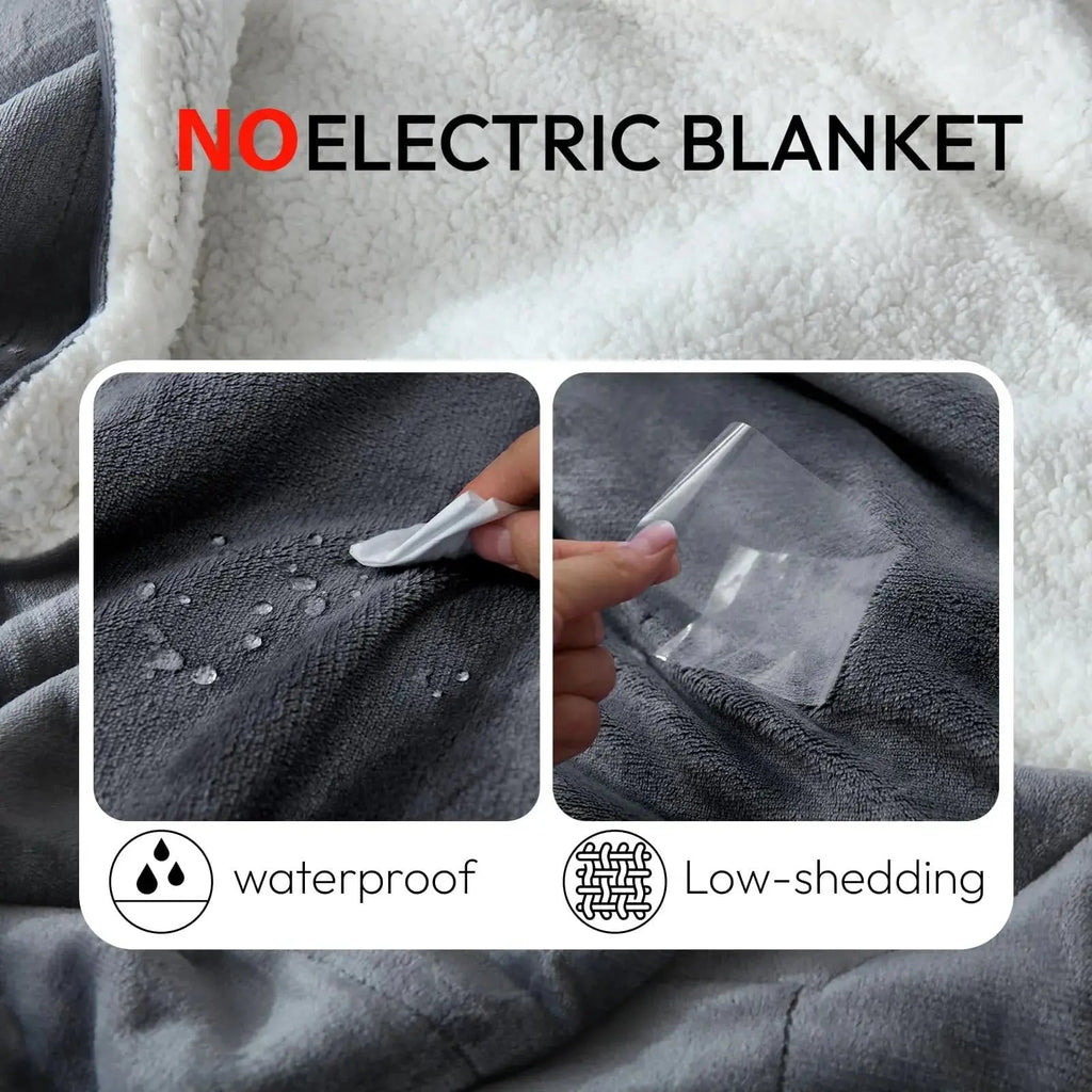 Slumblr® Sherpa Throw Blanket Quilt Cover