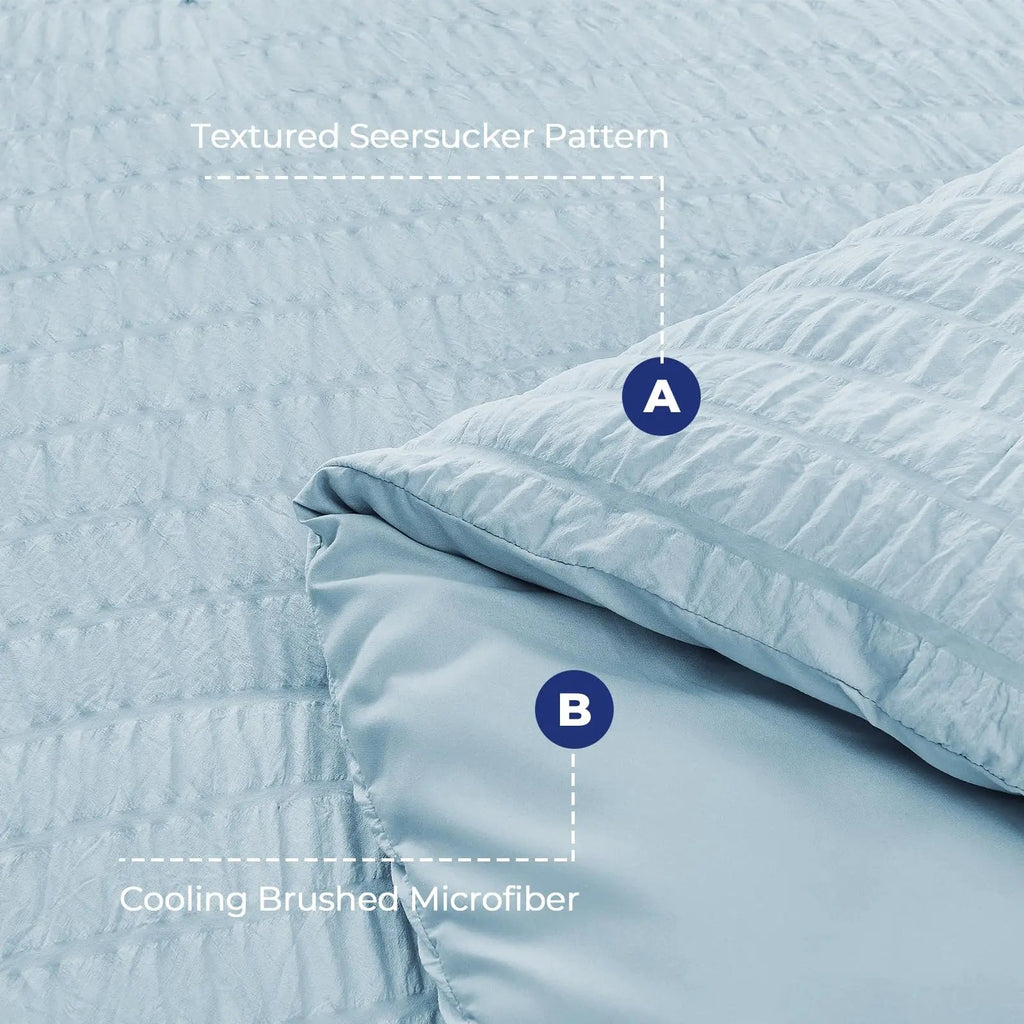 Slumblr® Microfiber Cooling Duvet Cover Set