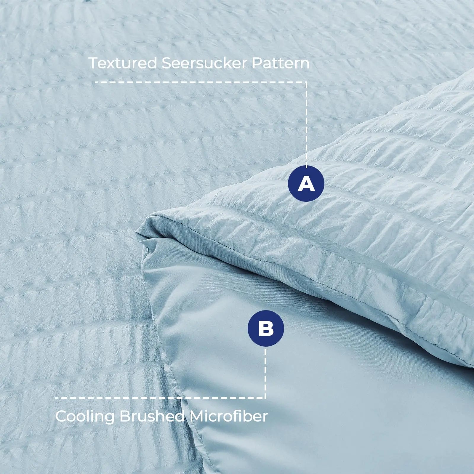 Slumblr® Microfiber Cooling Duvet Cover Set
