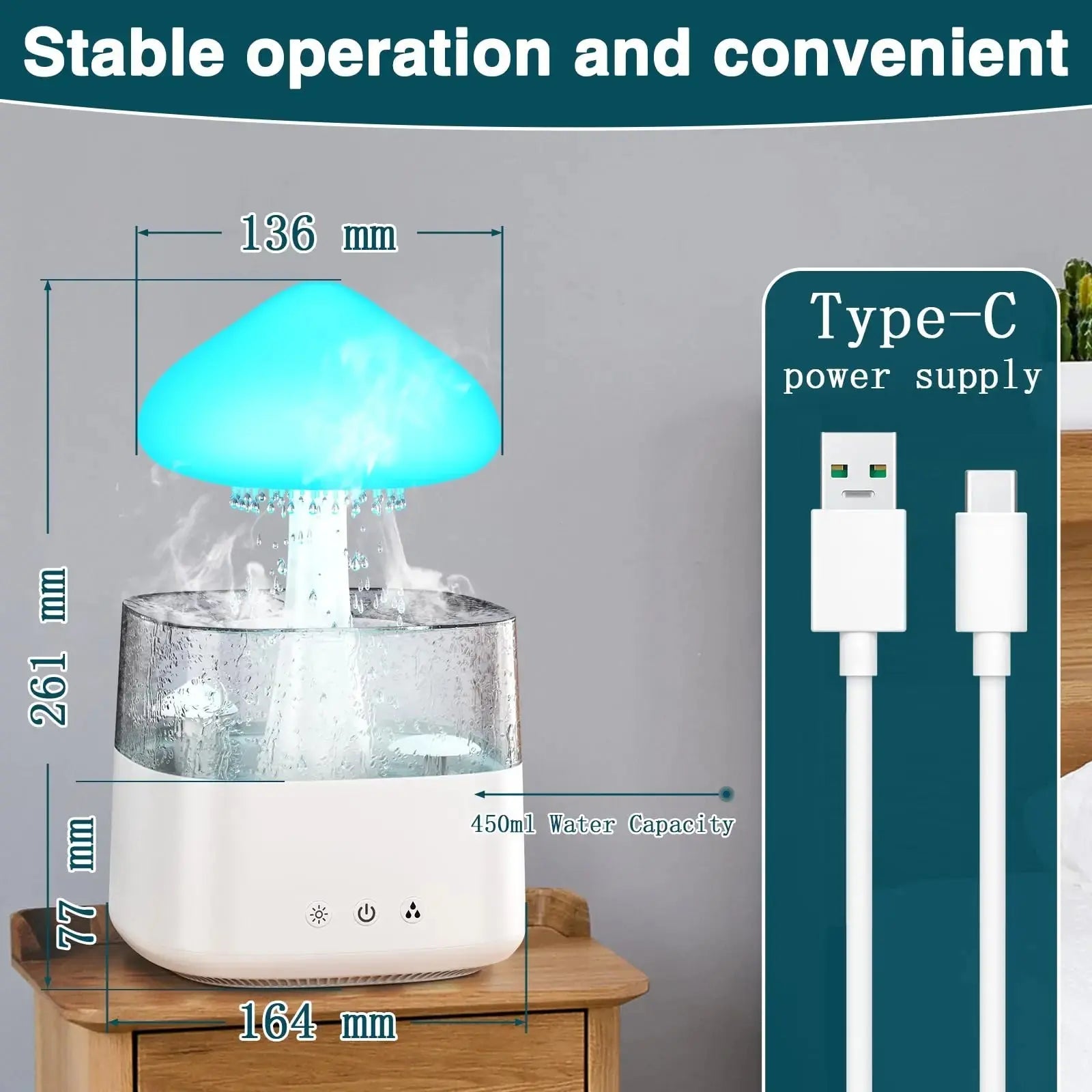 Slumblr® Rain Cloud Humidifier