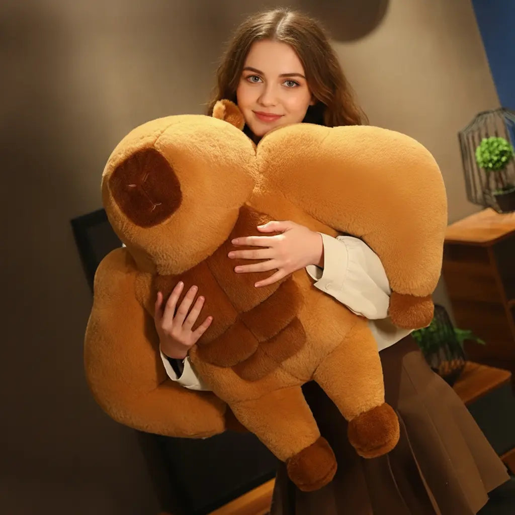 Slumblr® Muscle Capybara Plush