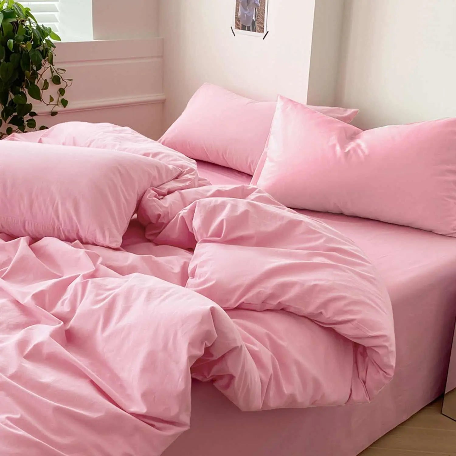 Slumblr® Pink Cotton Bedding Set