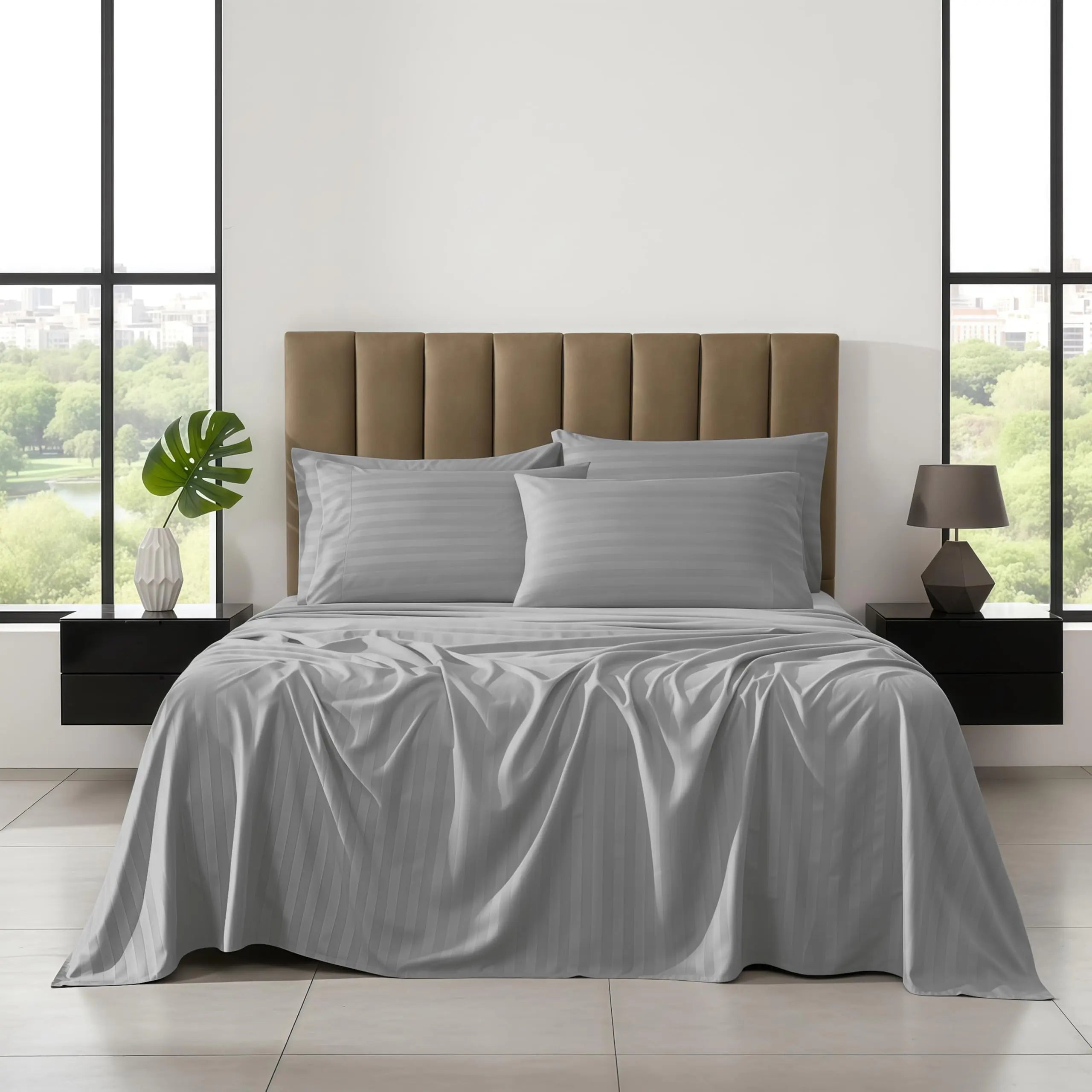 Slumblr® Solid Stripe Sheet Set