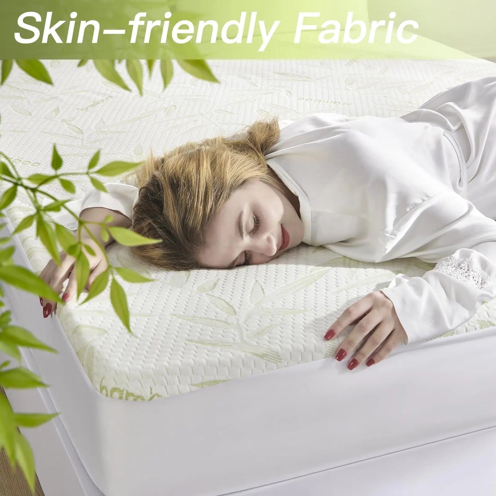 Slumblr® Cooling Bamboo Fiber Fitted Sheet