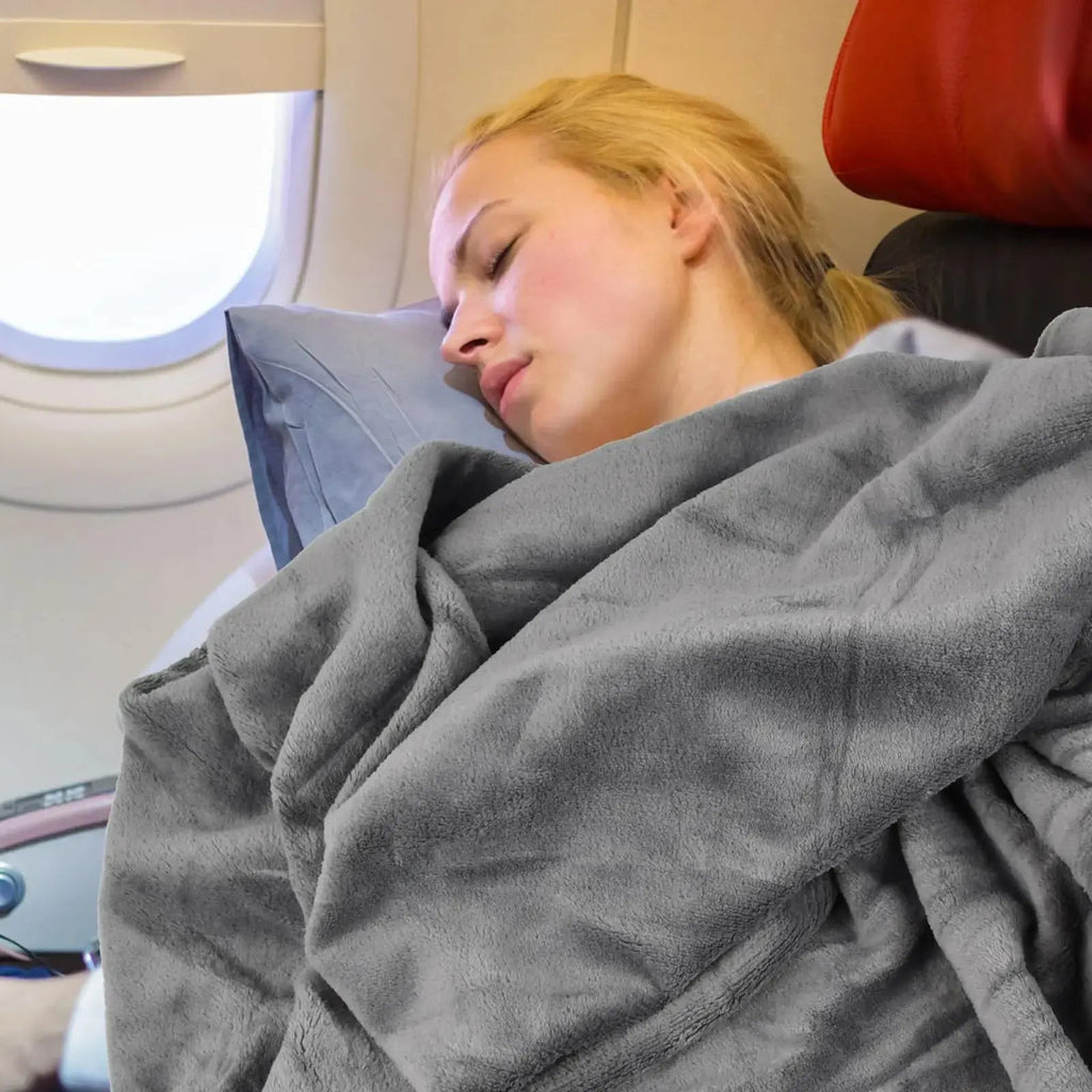 Slumblr® 2 in 1 Travel Blanket Pillow
