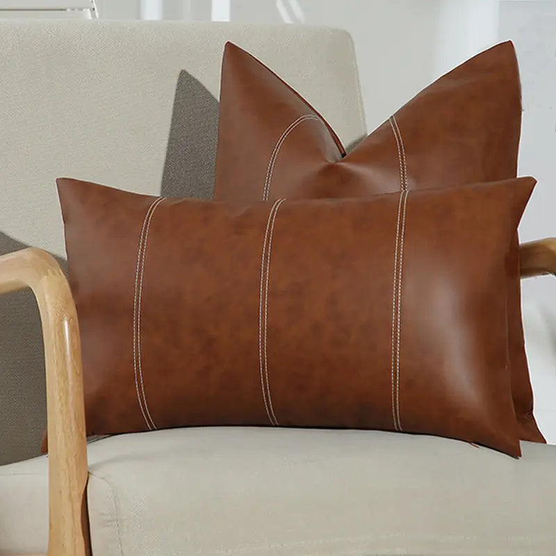 Slumblr® Faux Leather Pillow Cover