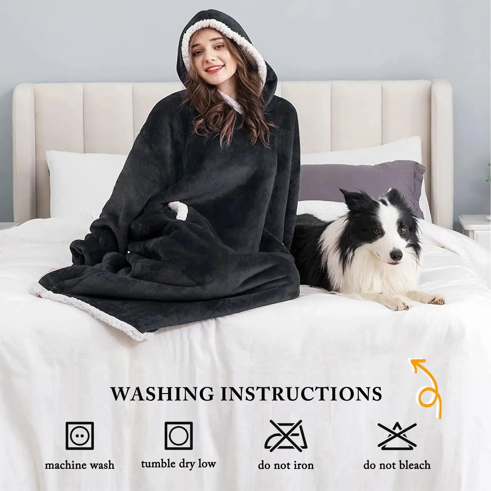 Slumblr® Cozy Giant Hoodie Blanket