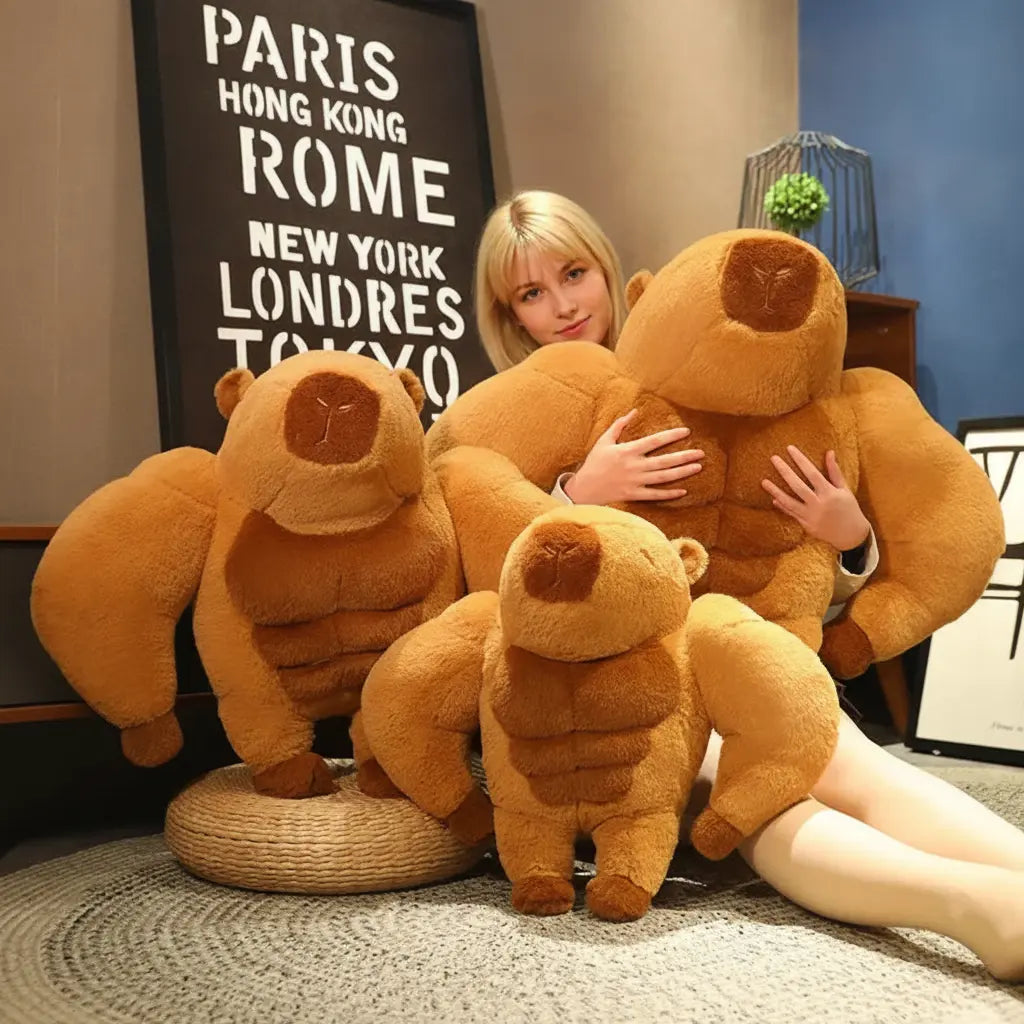 Slumblr® Muscle Capybara Plush