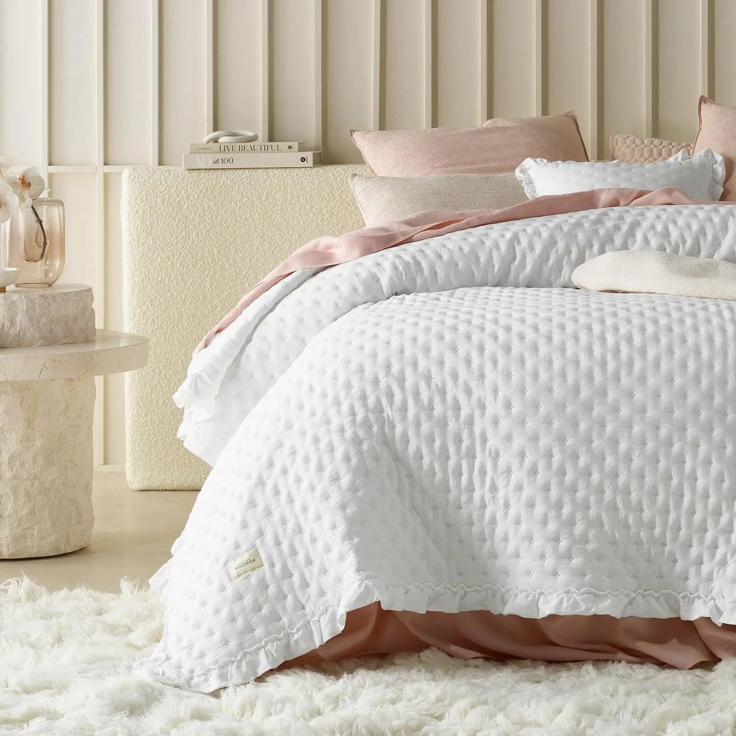 Slumblr® Ultra Soft Ruffle Mattress Cover