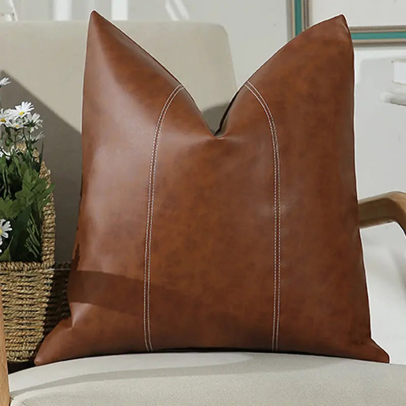 Slumblr® Faux Leather Pillow Cover
