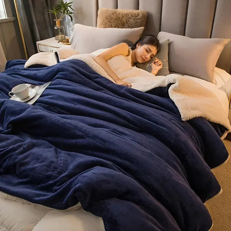 Slumblr® Sherpa Throw Blanket Quilt Cover