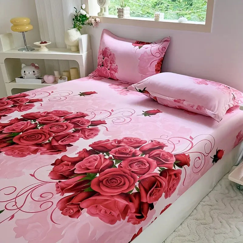 Slumblr® Floral Fitted Sheet Set