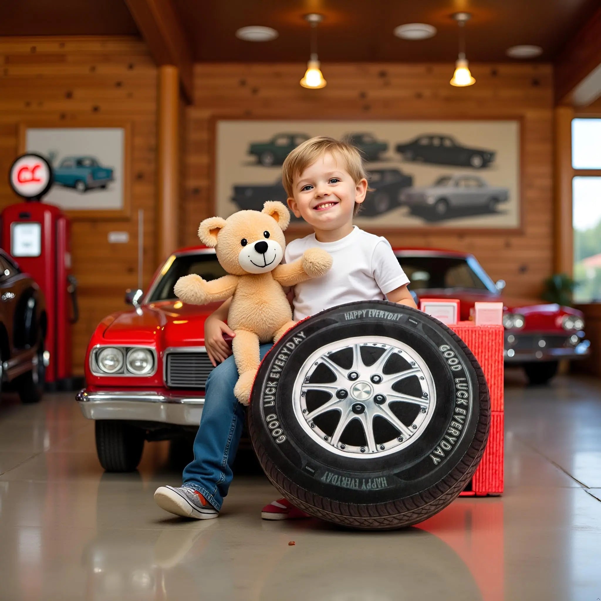 Slumblr® Tire-Shaped Pillow