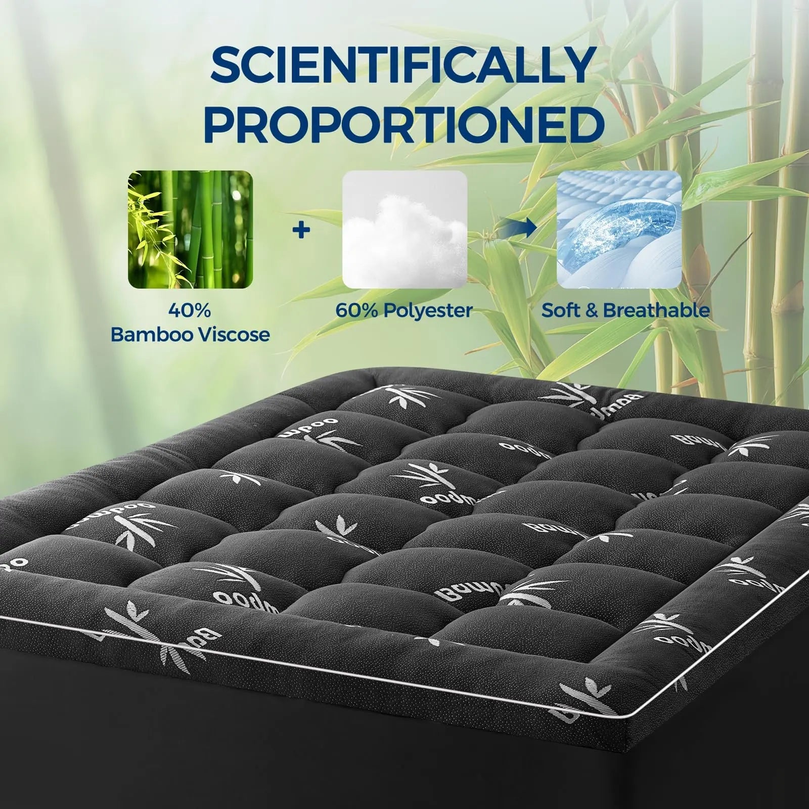 Slumblr® Bamboo Mattress Topper