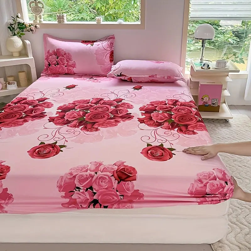 Slumblr® Floral Fitted Sheet Set