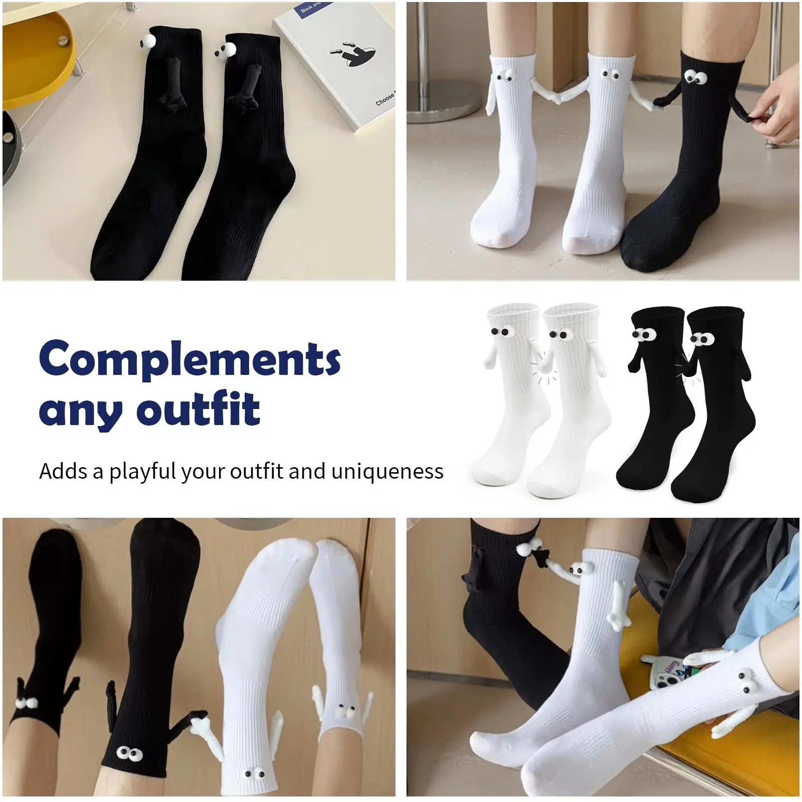 Slumblr® Magnetic Couple Socks