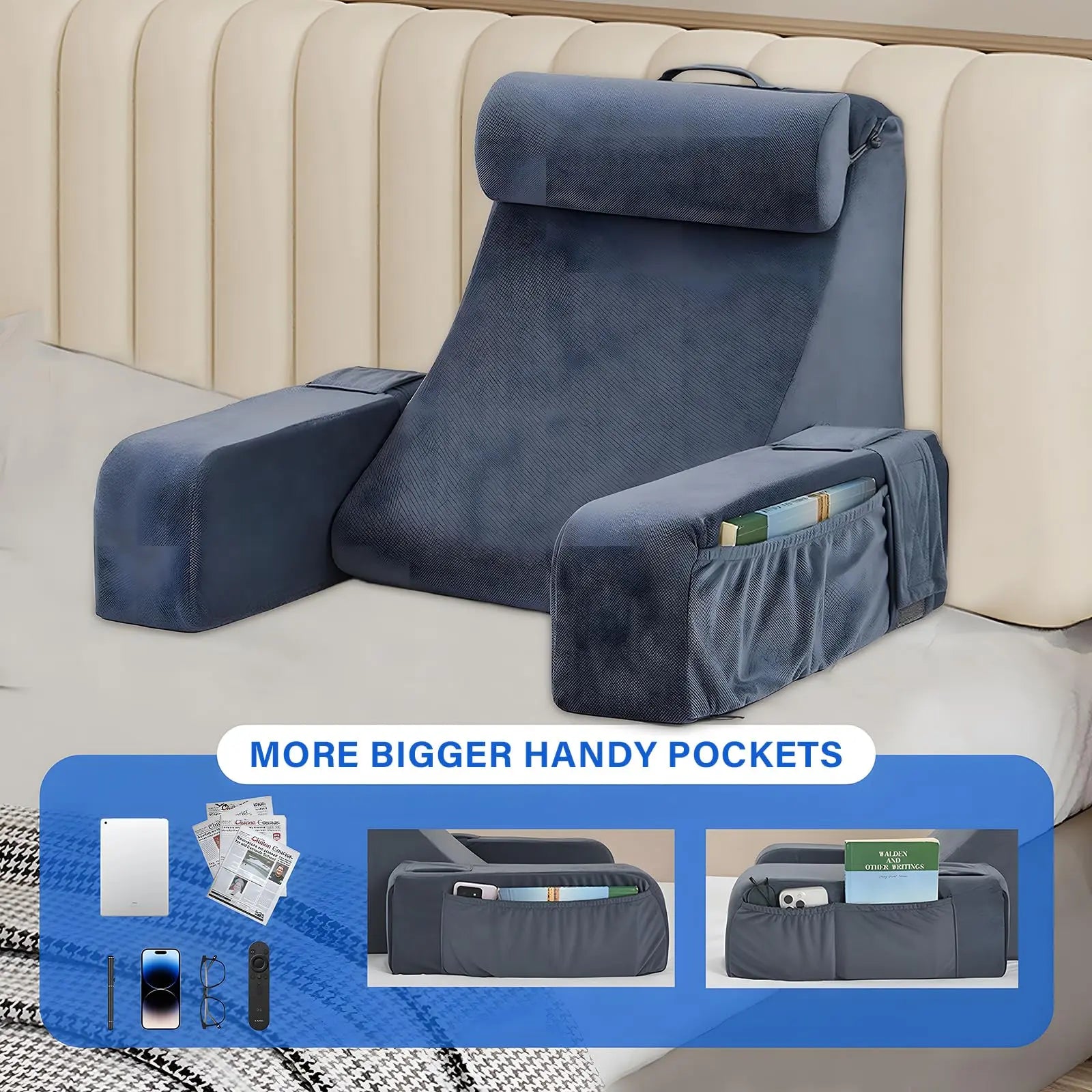 Slumblr® Bedrest Reading Pillow