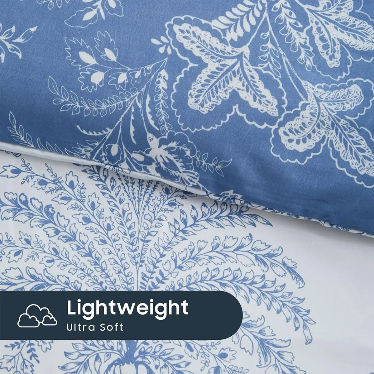 Slumblr® Reversible Floral Duvet Set (3 Pcs)