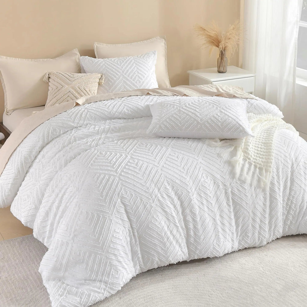 Slumblr® Luxury Tufted Duvet Cover Set