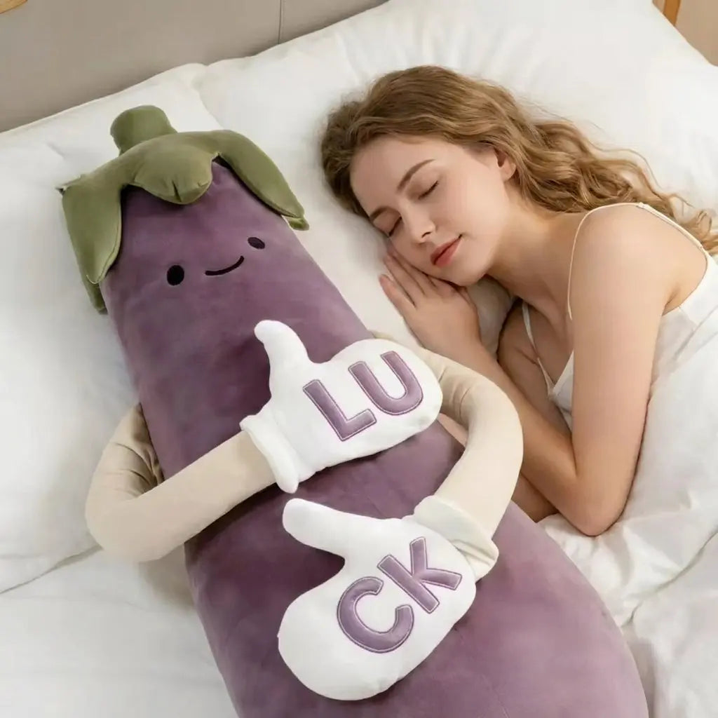 Slumblr® Eggplant Plush Pillow