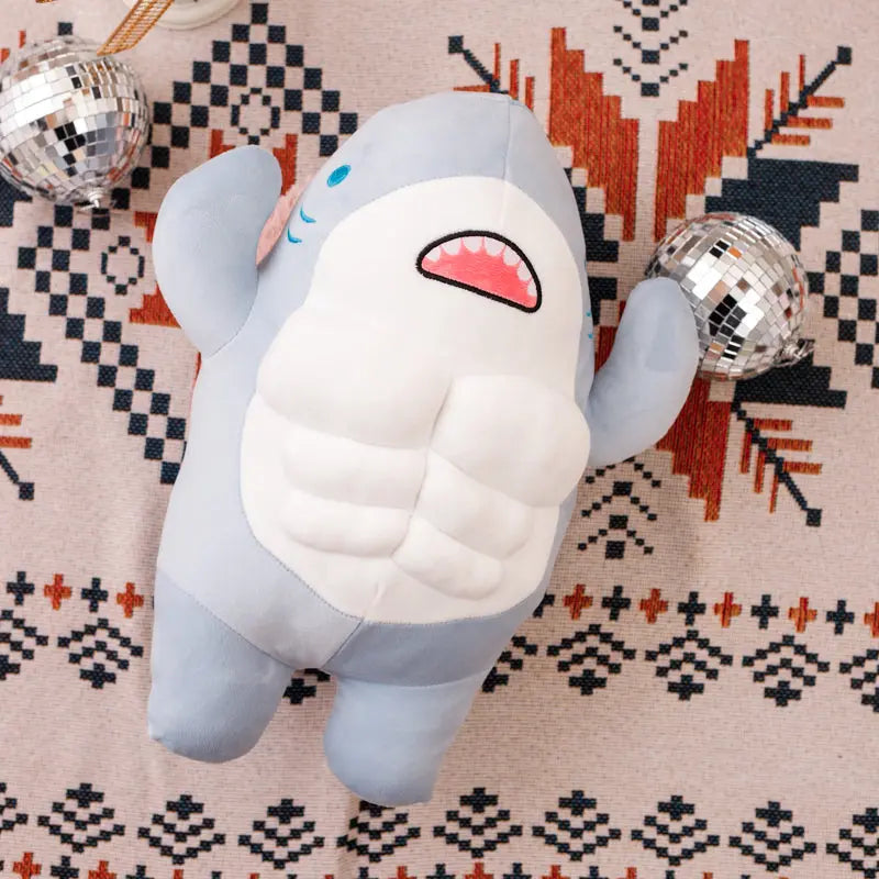Slumblr® Muscle Shark Plush