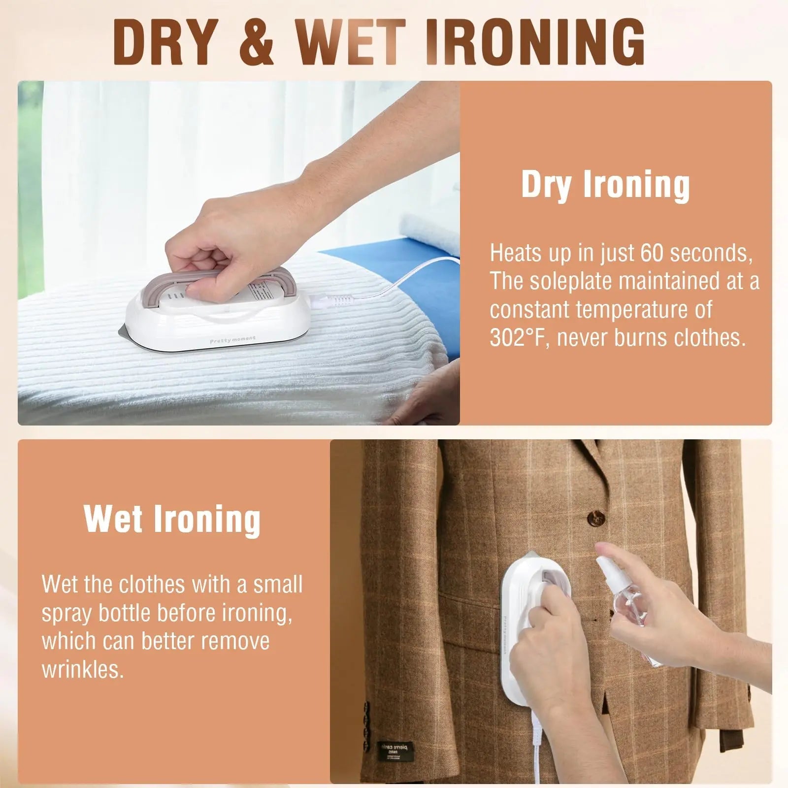 Slumblr® Mini Travel Iron