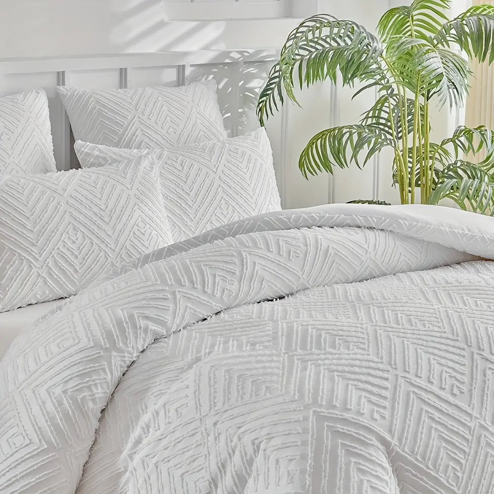 Slumblr® Luxury Tufted Duvet Cover Set