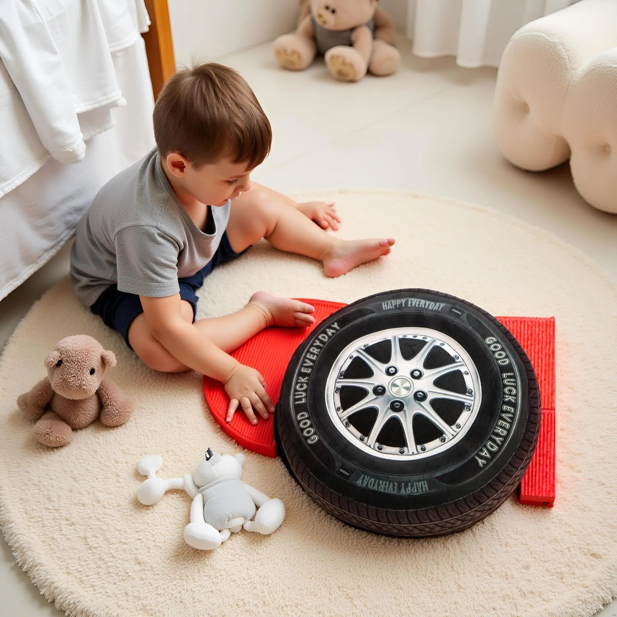 Slumblr® Tire-Shaped Pillow
