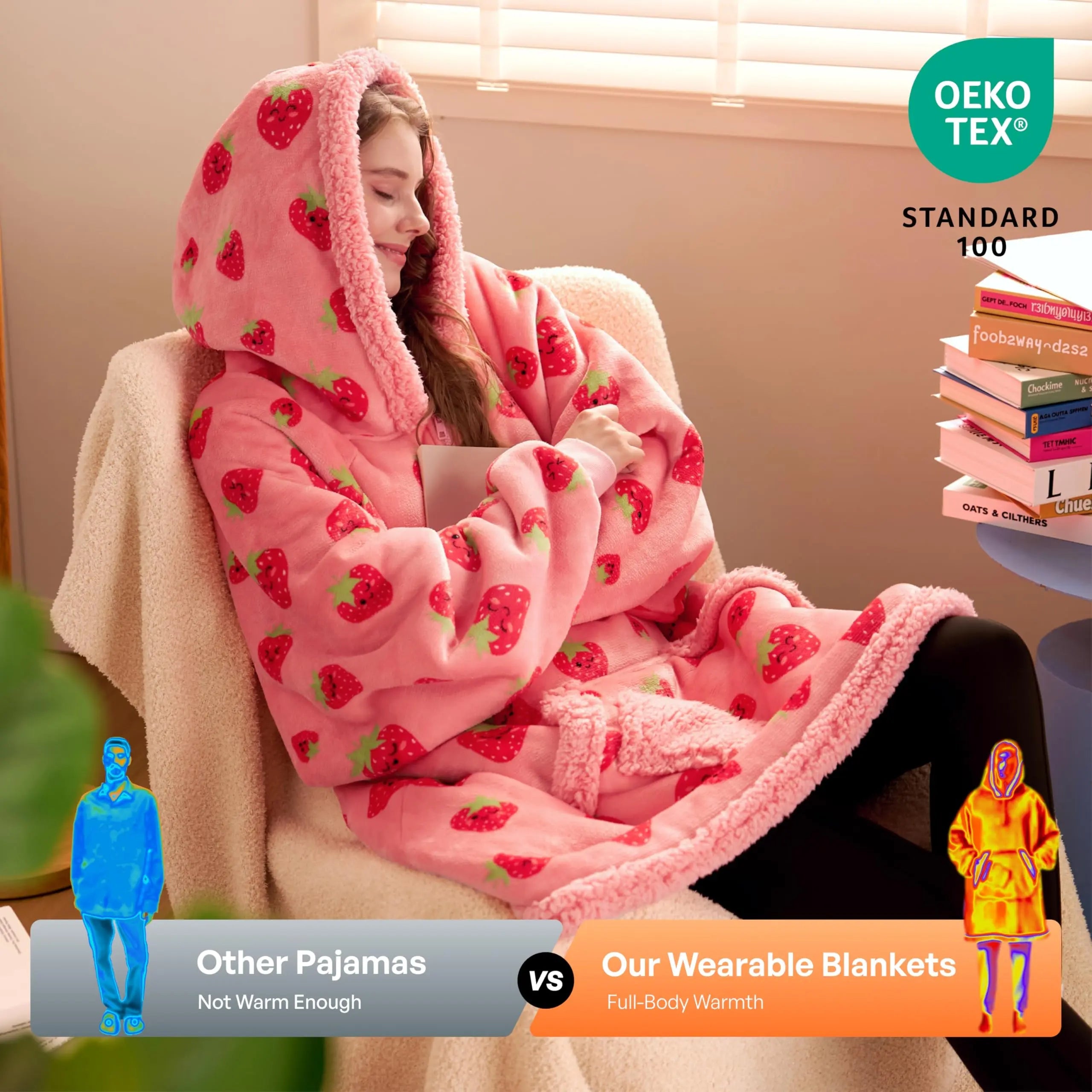 Slumblr® Wearable Blanket Hoodie