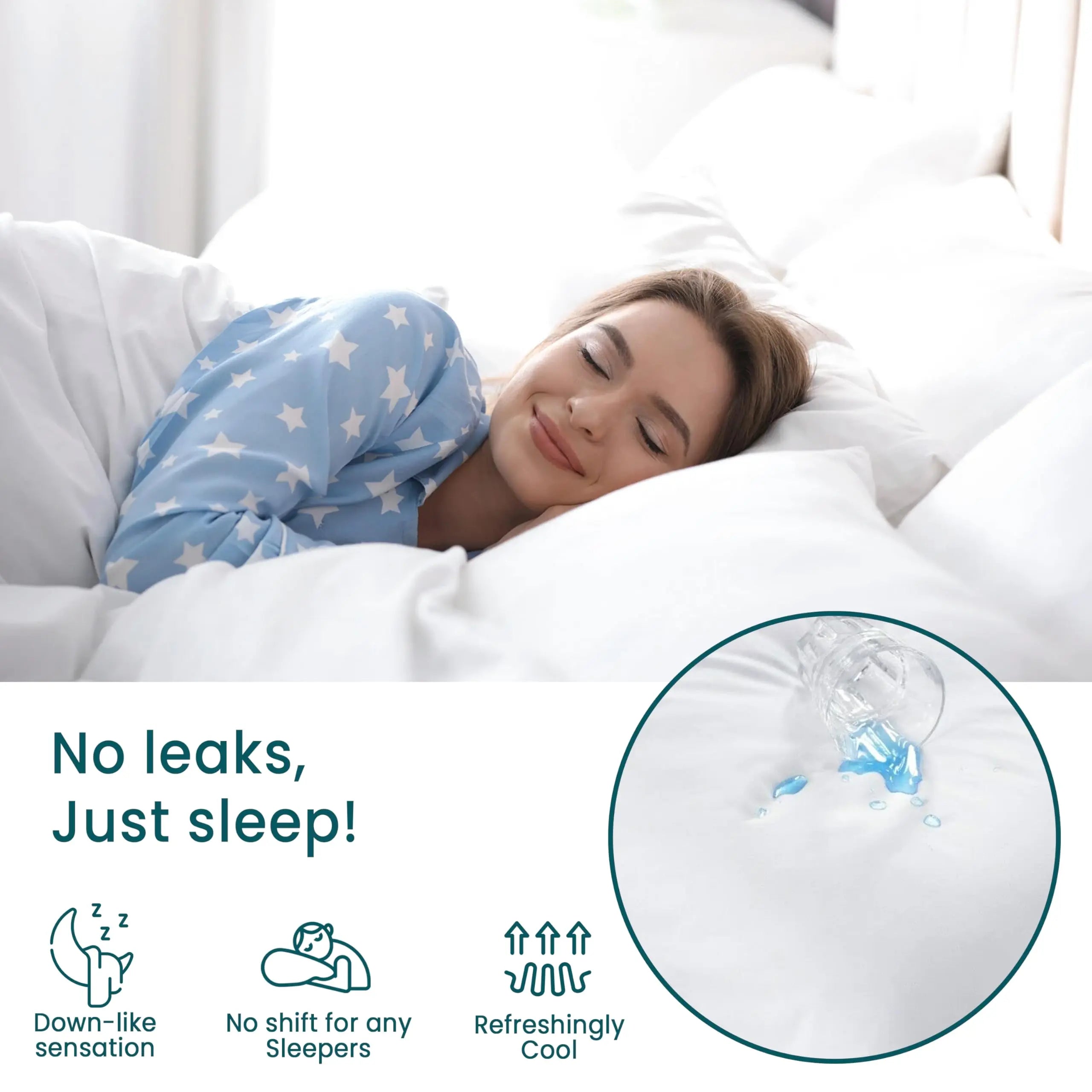 Slumblr® Cooling Waterproof Pillowcases (2 Pcs)