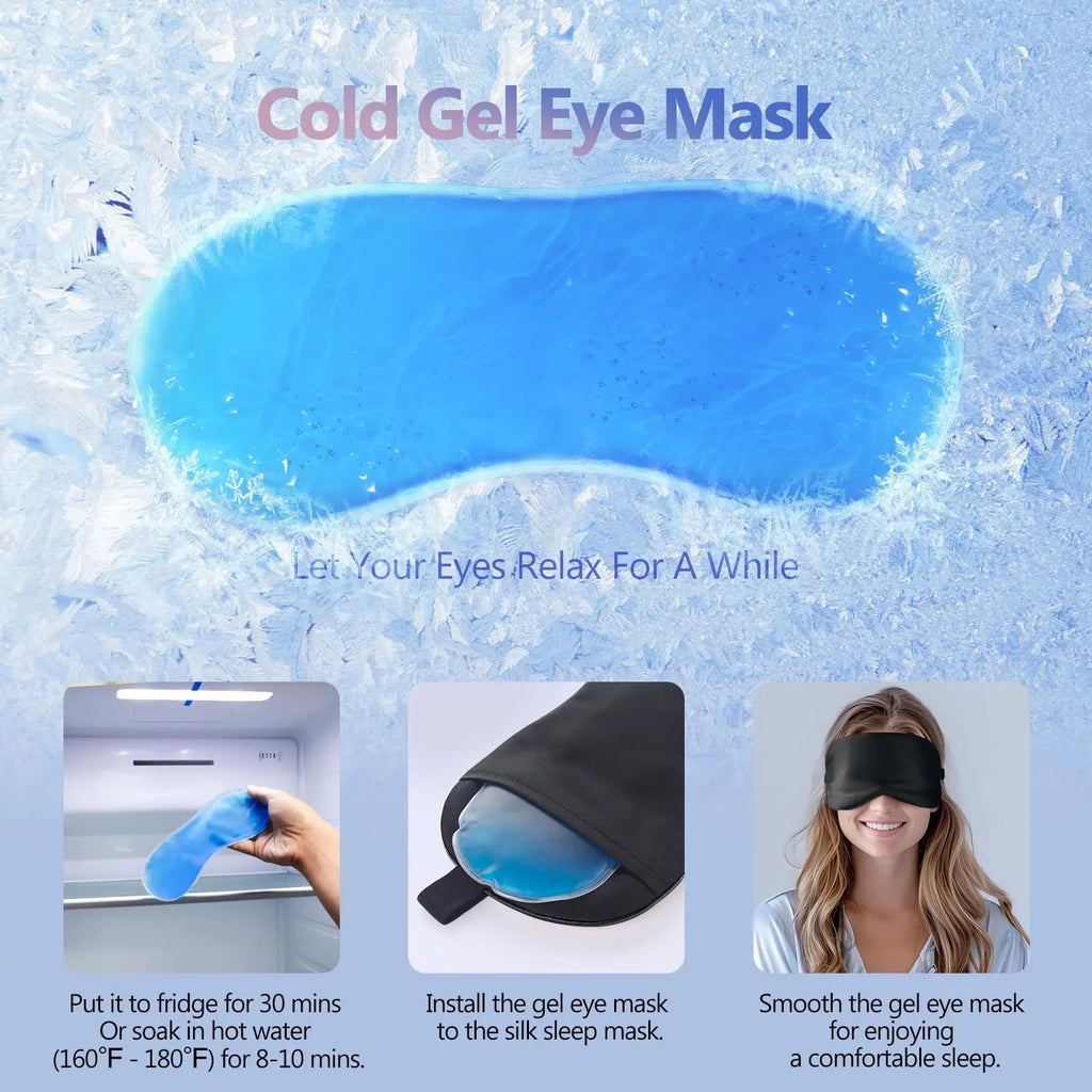 Slumblr® Cooling Gel Sleep Mask with 3D Contoured Eye Design