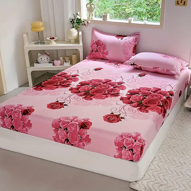 Slumblr® Floral Fitted Sheet Set