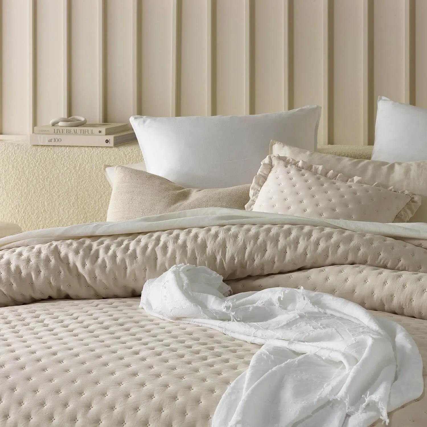 Slumblr® Ultra Soft Ruffle Mattress Cover