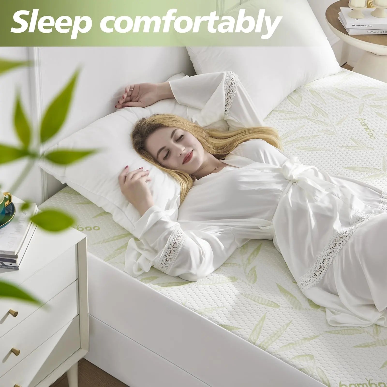 Slumblr® Cooling Bamboo Fiber Fitted Sheet